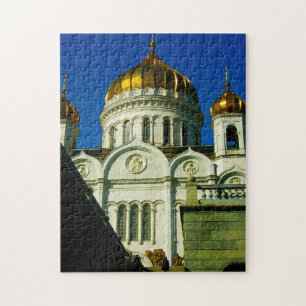 Quebra-cabeça Cristo de Moscou A Arquitetura Catedral de Salvado