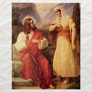 Quebra-cabeça Cristo e samaritano por Christian Schleisner