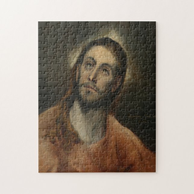 Quebra-cabeça Cristo na oração, 1585-87 (óleo em canvas) (Vertical)