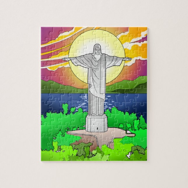Quebra-cabeça Cristo o Redentor (Vertical)