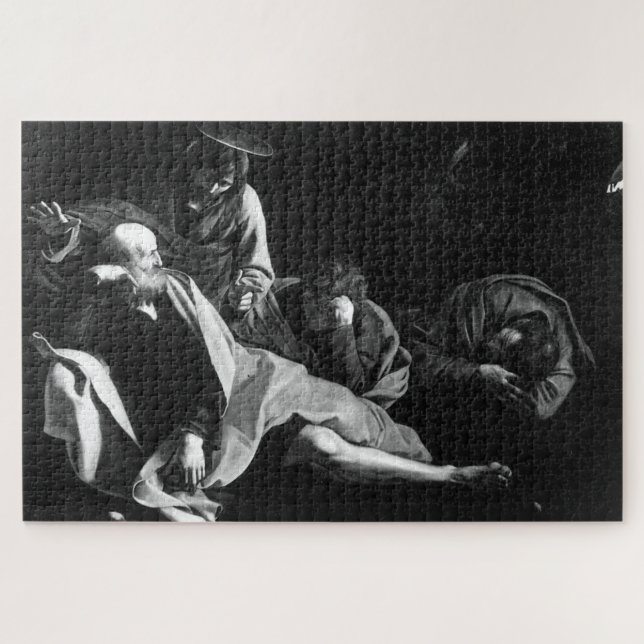 Quebra-cabeça Cristo sobre o Monte das Azeitonas - Caravaggio (Horizontal)