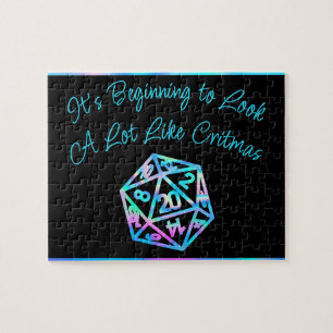 Quebra-cabeça Critérios RPG Holo Fantasy Tabletop Gamer Dice