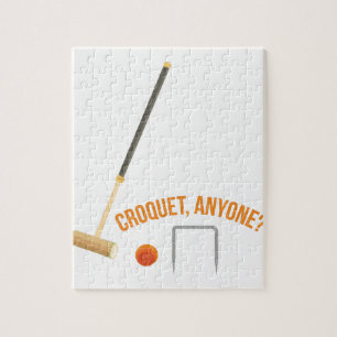 Quebra-cabeça Croquet qualquer um