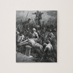 Quebra-cabeça Crucificação 1866 de Jesus da gravura por Gustav