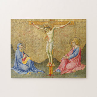 Quebra-cabeça Crucificação c. 1445/1450 apresentada por Sano di 