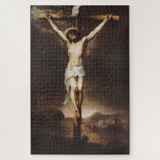 Quebra-cabeça Crucificação por Bartolome Esteban Murillo (Vertical)