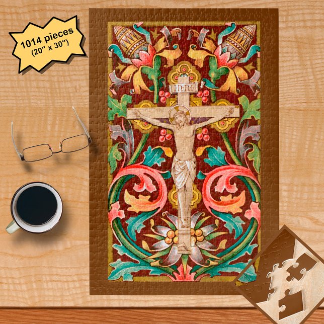 Quebra-cabeça Crucificado Jesus Quaresma (Criador carregado)