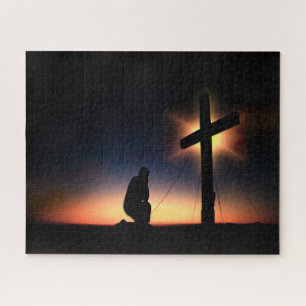 Quebra-cabeça Cruz da crucificação do Jesus Cristo