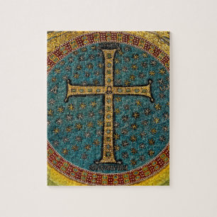 Quebra-cabeça Cruz do mosaico de Ravenna