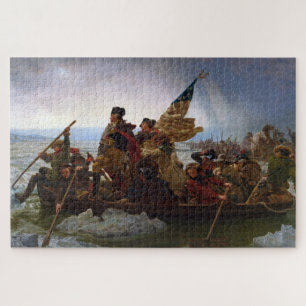 Quebra-cabeça Cruzando Delaware 1776: General George Washington