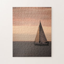 Quebra-cabeça Cruzeiro à vela Sunset - 11x14 - 252 pcs.