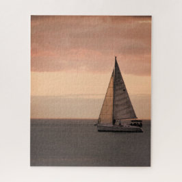 Quebra-cabeça Cruzeiro à vela Sunset - 16x20 - 520 pcs.