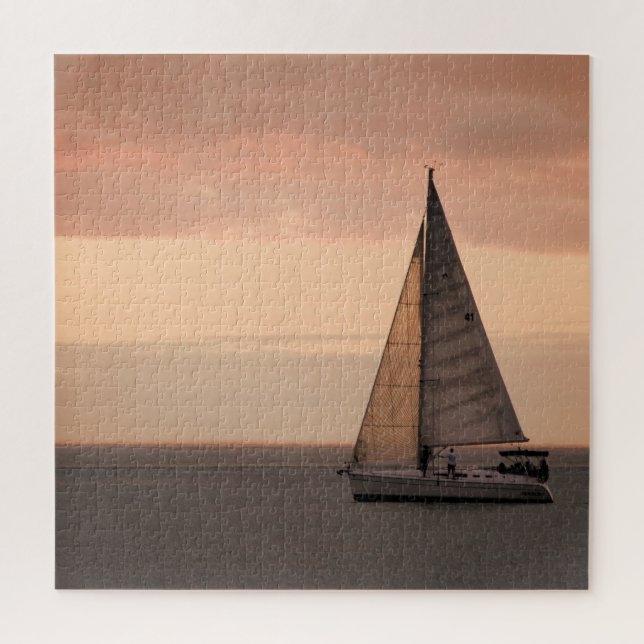 Quebra-cabeça Cruzeiro à vela Sunset - 20x20 - 676 pcs. (Vertical)