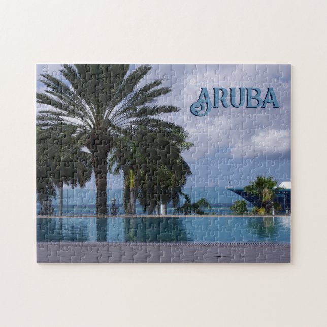 Quebra-cabeça Cruzeiro de Aruba Palmeira Cênica (Horizontal)