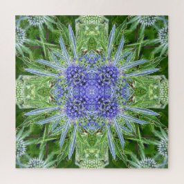 Quebra-cabeça Crystal Thistle floral pattern