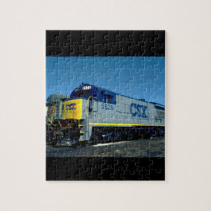 Quebra-cabeça CSX GE B36-7 #5835, 1990_Trains