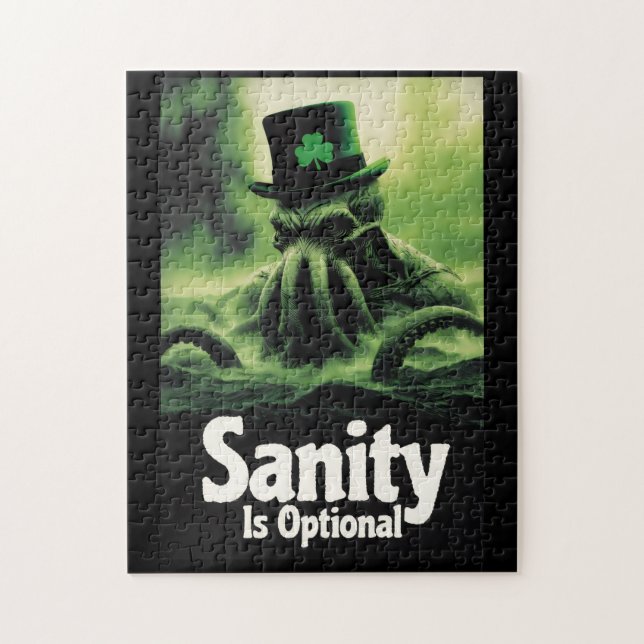 Quebra-cabeça Cthulhu Dia de São Patrício Puzzle de Mitos Irland (Vertical)