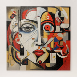 Quebra-cabeça Cubismo Abstrato de Arte