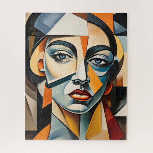 Quebra-cabeça Cubismo Contemporâneo Retrato Negrito Picasso Insp