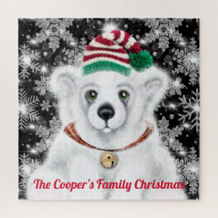 Quebra-cabeça Cubo de urso polar, Papai noel