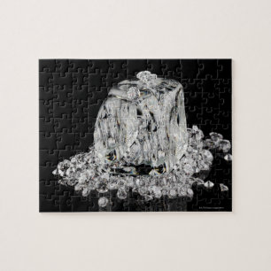 Quebra-cabeça Cubos de gelo que derretem em diamantes