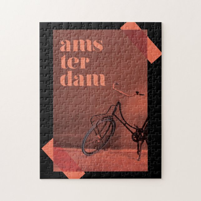 Quebra-cabeça Cultura moderna e vibrante do design de Amesterdã (Vertical)