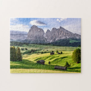 Quebra-cabeça Cumes da dolomite de Seiser Alm , Italia