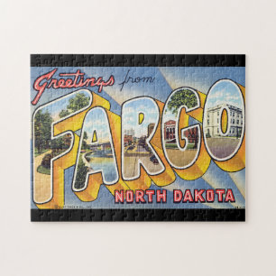 Quebra-cabeça Cumprimentos do viagem norte de Fargo