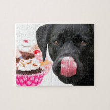 Cupcake e Labrador Preto