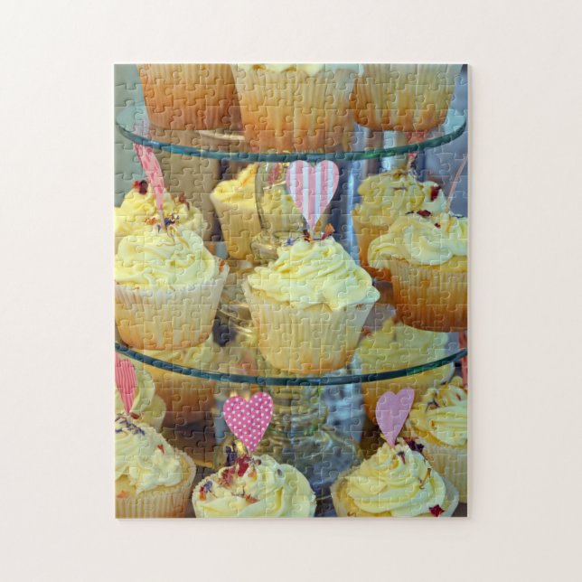 Quebra-cabeça Cupcakes de fosco branco (Vertical)