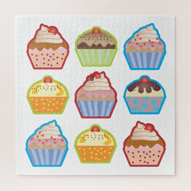 Quebra-cabeça Cupcakes Lotsa T-Shirt (Vertical)