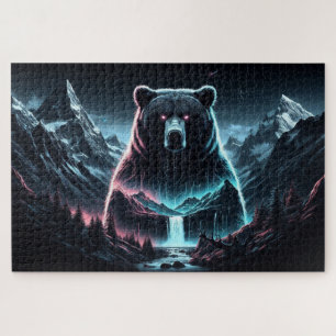 Quebra-cabeça Cúpula do Urso, Urso Grizzly, Cordilheira das Mont