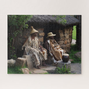 Quebra-cabeça Curandeiro Chefe Basotho.