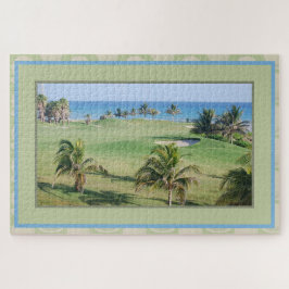 Quebra-cabeça Curso De Golfe Na Palmeira Da Praia