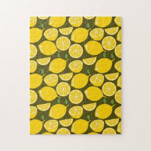 Quebra-cabeça Curta Diversão Moderna de Lemon Yellow