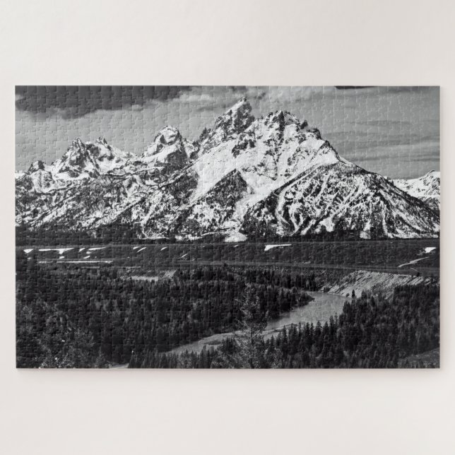 Quebra-cabeça Curvatura do rio Snake - Teton grande - 20x30 - (Horizontal)