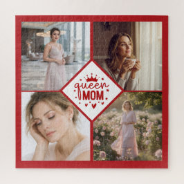 Quebra-cabeça Custom Queen Mom Photo Collage Keepsake
