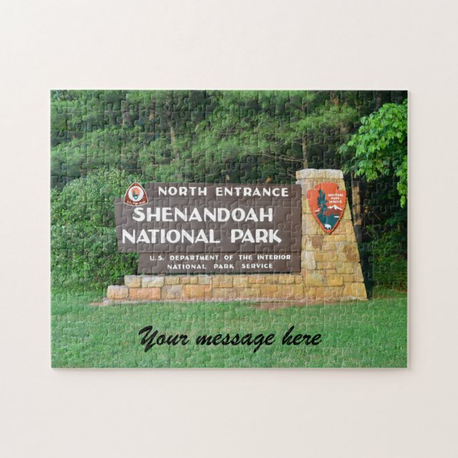 Quebra-cabeça Customizable Shenandoah National Park Puzzle (Horizontal)