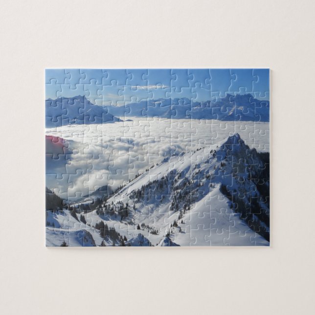 Quebra-cabeça customizável da foto (Horizontal)