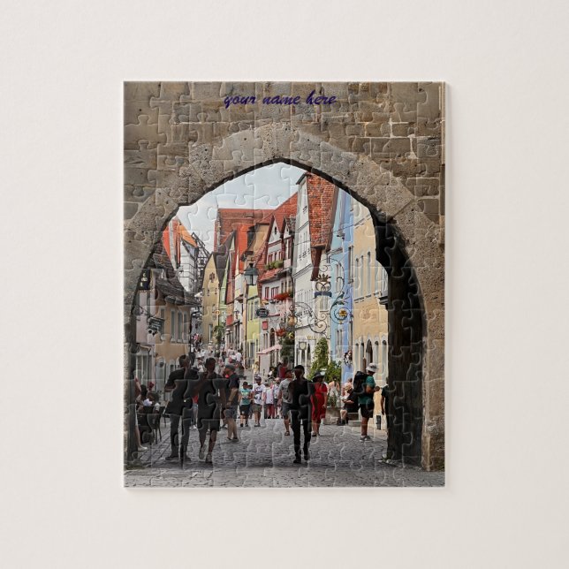 Quebra-cabeça Customized Puzzle of Rothenburg, Germany (Vertical)