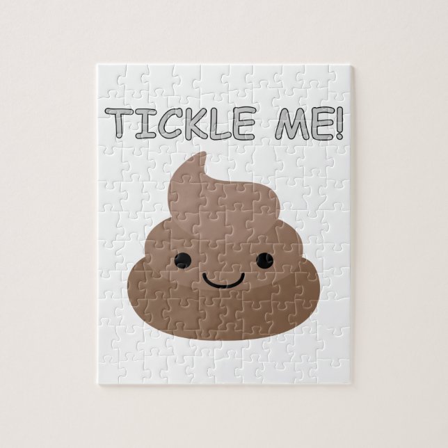Quebra-cabeça Cute Tickle Me Poop Emoji (Vertical)