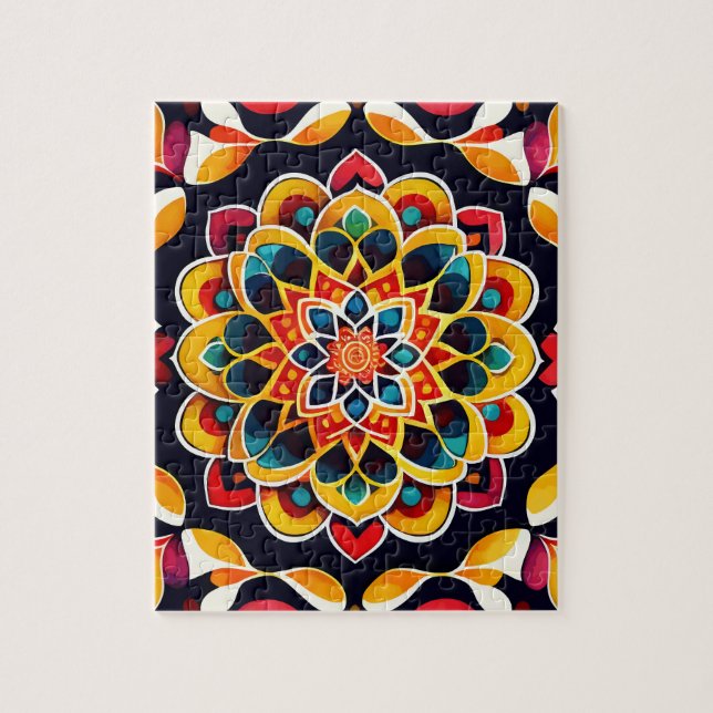 Quebra-cabeça Cute Vintage Mandala (Vertical)