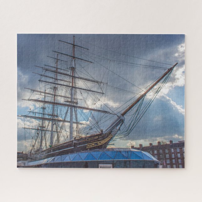 Quebra-cabeça Cutty Sark Londres. (Horizontal)