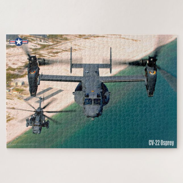 Quebra-cabeça CV- 22 OSPREY (20x30 POLEGADAS) (Horizontal)