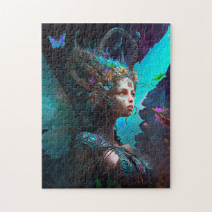 Quebra-cabeça Cyber Fairy Fantasy Art