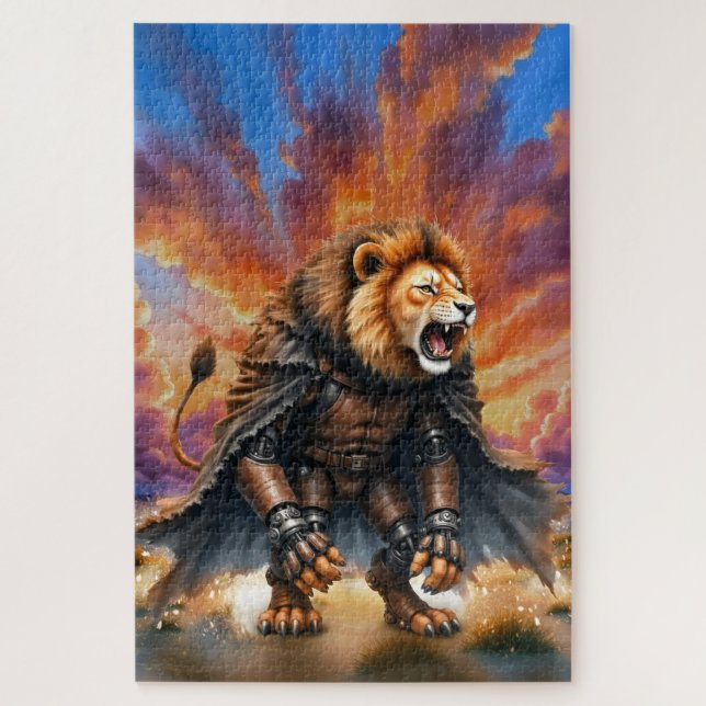 Quebra-cabeça Cyber Lion of the Wastelands  (Vertical)