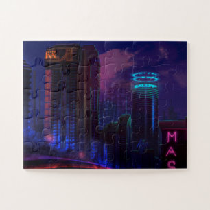 Quebra-cabeça Cyberpunk City Inn