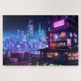 Quebra-cabeça Cyberpunk Tokyo Ramen House