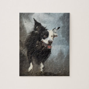 Quebra-cabeça Cyborg Border Collie