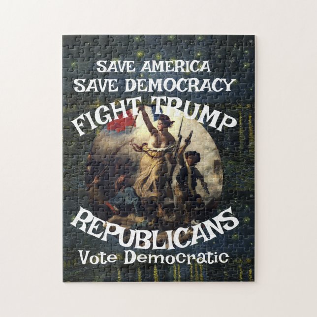 Quebra-cabeça Czar Rua Mentiroso Trump POTUS Patriótico Trem MAG (Vertical)